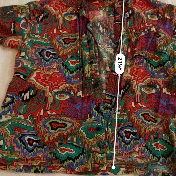 VINTAGE RARE Delusions of Grandur Button up Shirt - Picture 2 of 5